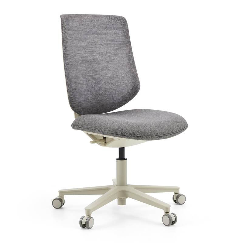 hjh OFFICE Bürostuhl Sitflex Lady ergonomisch ohne Armlehnen grau Home Office - 4064323108337