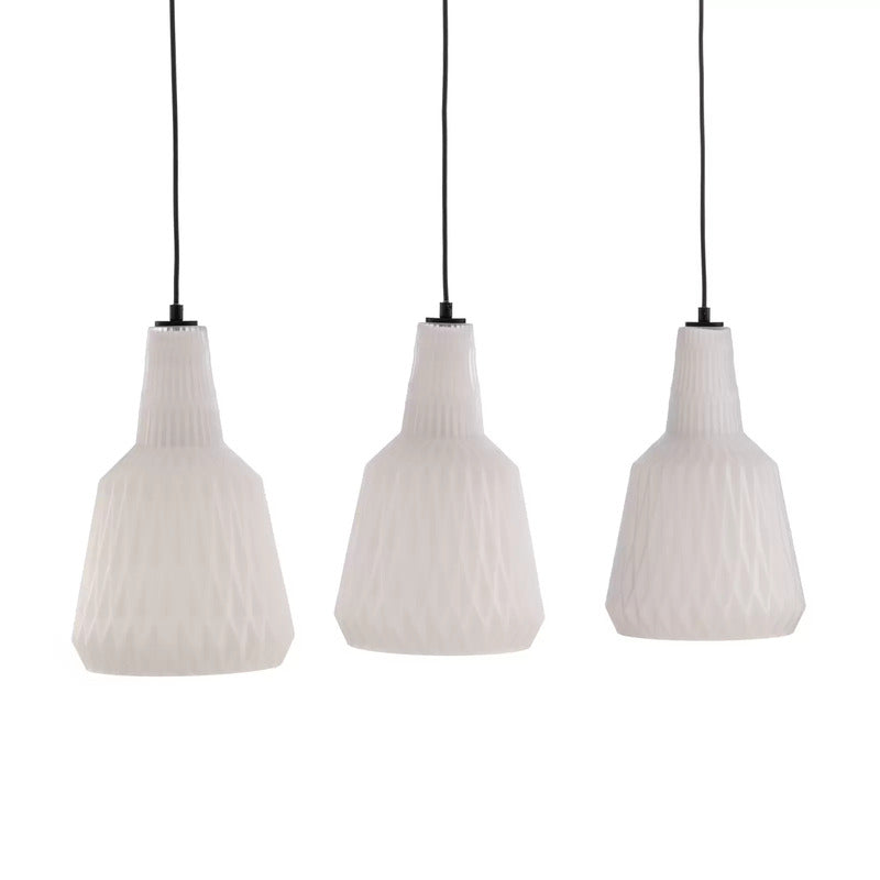 Lindby Belarion Hängeleuchte opal 3fl Glas Hängelampe Lampe Leuchte Deckenla166 - 4251911778458