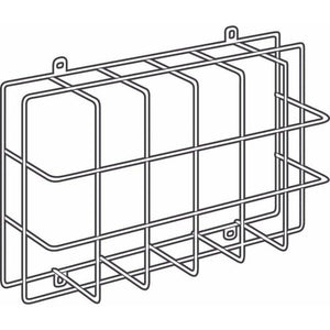 B-Ware EsyLux Schutzkorb Gitter Notleuchte Einzelbatterie SLF 100 Stahl Wandmontage