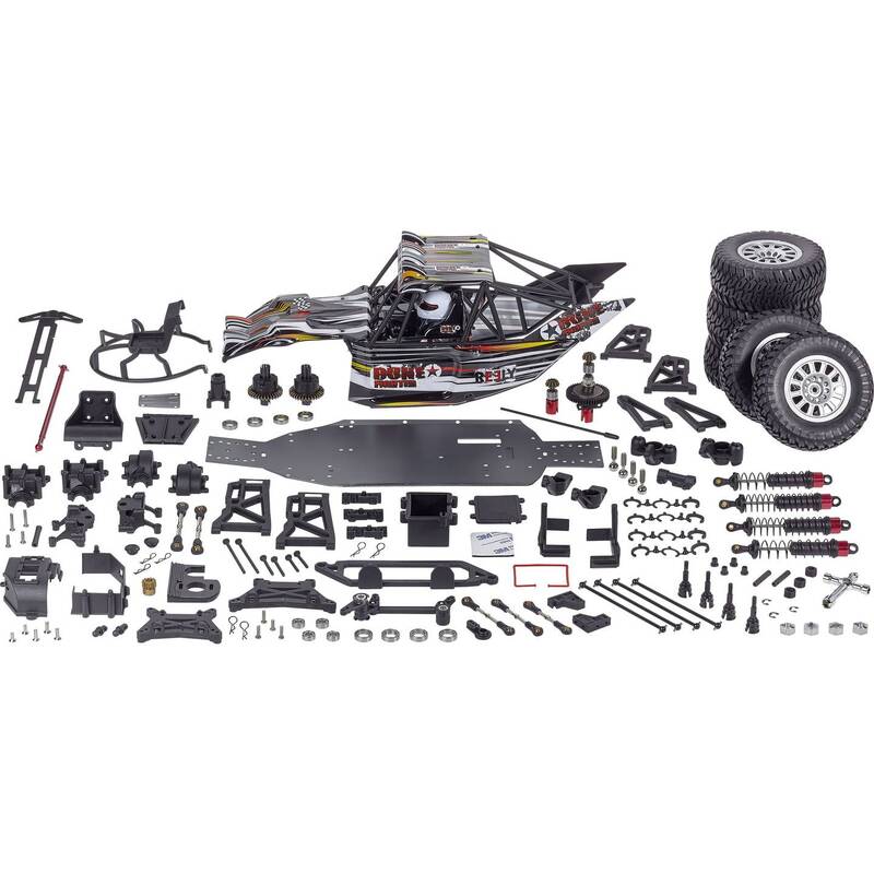 Reely RC Modellauto Dune Fighter Bausatz Elektro Buggy Allradantrieb 1:10 4WD - 4016139055084