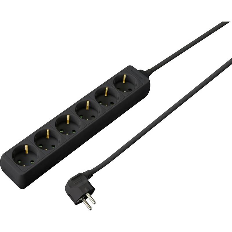 Sygonix SY-4890996 Steckdosenleiste Mehrfachsteckdose 6fach 6 STÜCK - 4064161192444
