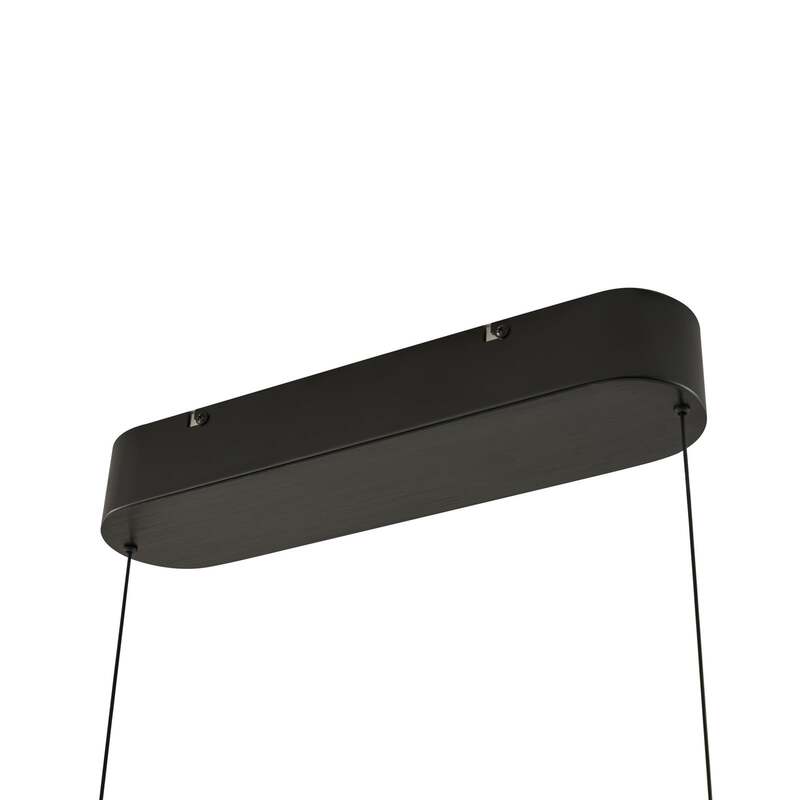Lucande Hängelampe Hängeleuchte Arvon LED dimmbar schwarz 117cm CCT 3250Lumen - 4255830903595