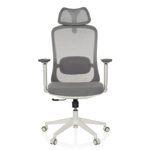 B-Ware hjh OFFICE Bürostuhl Drehstuhl MIKEO G Sitz Stoff Rücken Netzstoff grau Stuhl