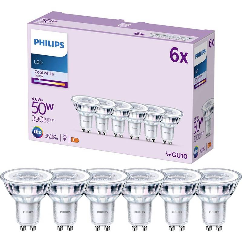 Philips 9290012182 LED Reflector GU10 Bulb 4.6W=50W Neutral White - 8719514451551