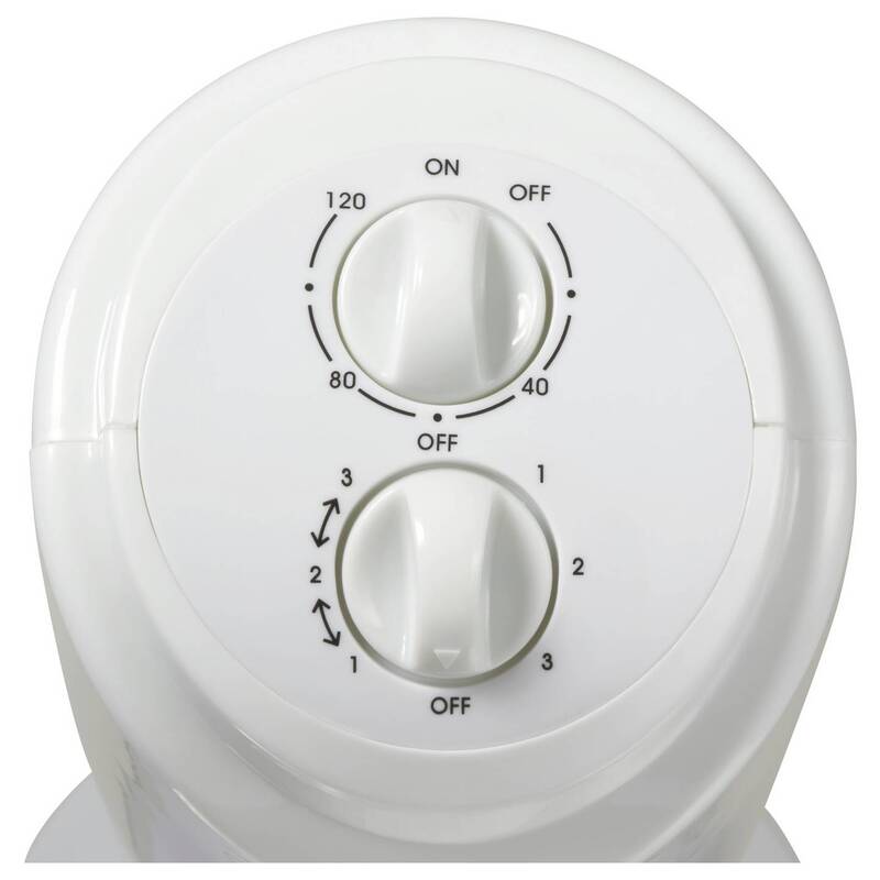 Sygonix Turmventilator Ventilator Oszillierend 50W 3 Geschwindigkeitsstufen - 4064161342580
