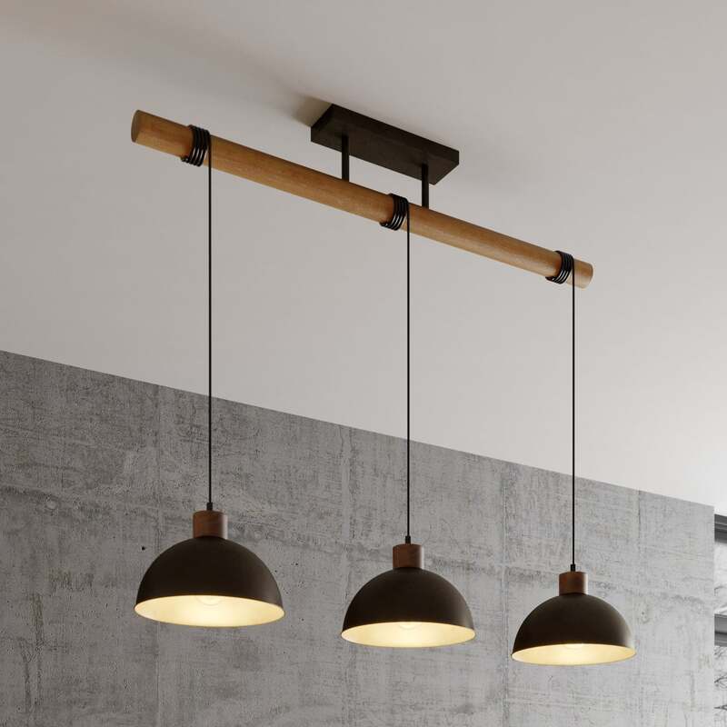 Lindby Holgar Hängeleuchte Pendelleuchte Deckenlampe Lampe Leuchte 3-flammig E27 - 4251096571271