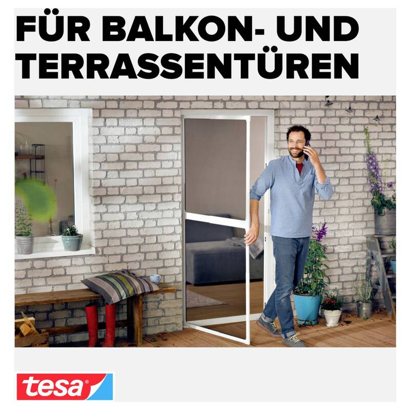 Tesa Fliegengitter Adapter-Set Insektenschutz für Tesa Fliegengitter weiß 1 St. - 4063565057830