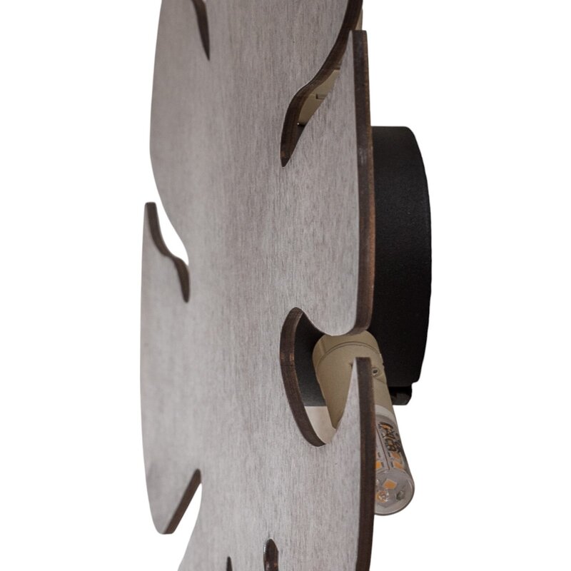 Envostar Wandleuchte Wandlampe Folah Holzlampe Nussbaum 40x35cm SIEHE TEXT/FOTO - 5906135159956