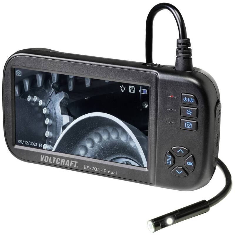 Voltcraft Endoskop BS-702SE+IP dual Kamera 8mm Ø 5m SD-Karten Slot IP67 - 4064161192536