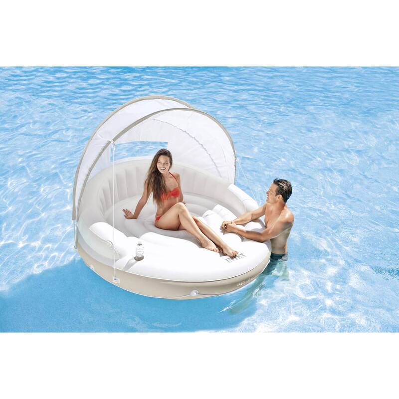 Intex CANOPY ISLAND 199x150cm faltbares Sonnendach mit Flaschenhaltern - 6941057452920