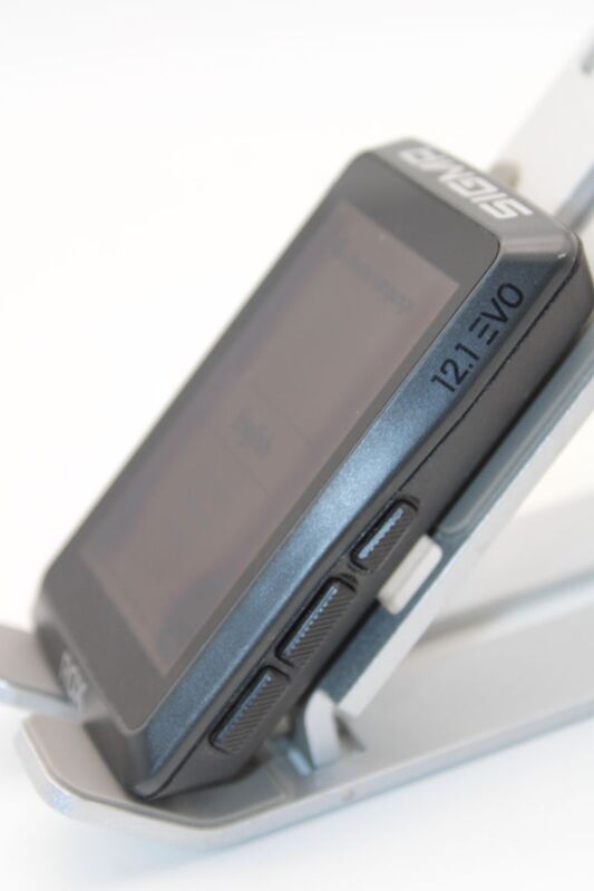 Sigma Fahrrad-Navi ROX 12.1 EVO Bluetooth GPS GLONASS Europa 3 Zoll grau 110g - 4016224010400