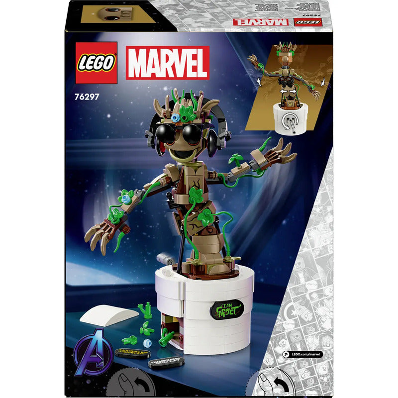 LEGO 76297 MARVEL SUPER HEROES Tanzender Groot 459 Teile ab 10 Jahren - 5702017601076