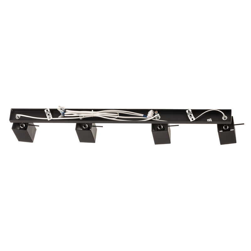 Euluna Deckenstrahler Square Deko-Deckenlampe GU10 schwarz vierflammig linear - 5903282730403