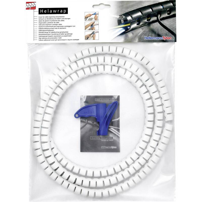 HellermannTyton Kabelschlauch HWPP-20MM-PP-BK-Q1 21mm max halogenfrei schwarz - 5022660435003