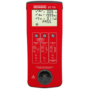 B-Ware BENNING ST 710 VDE-PRÜFGERÄT 701/702 digitaler Geräetetester IP40 800g