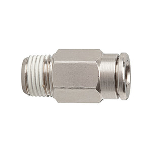 B-Ware Riegler Steckverschraubung Verbinder metallica Gerade Druckluft 10 mm 5 STÜCK