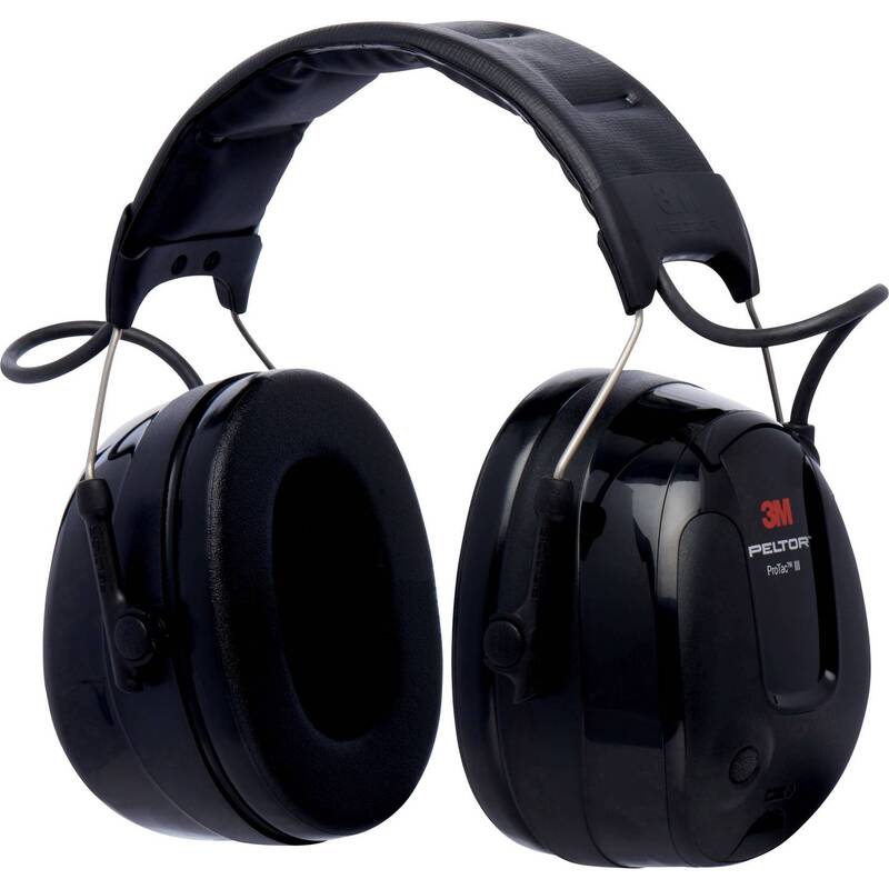 3M Peltor ProTac III Impuls-Kapselgehörschutz 32 dB Gehörschutz schwarz 1 St. - 4054596123212