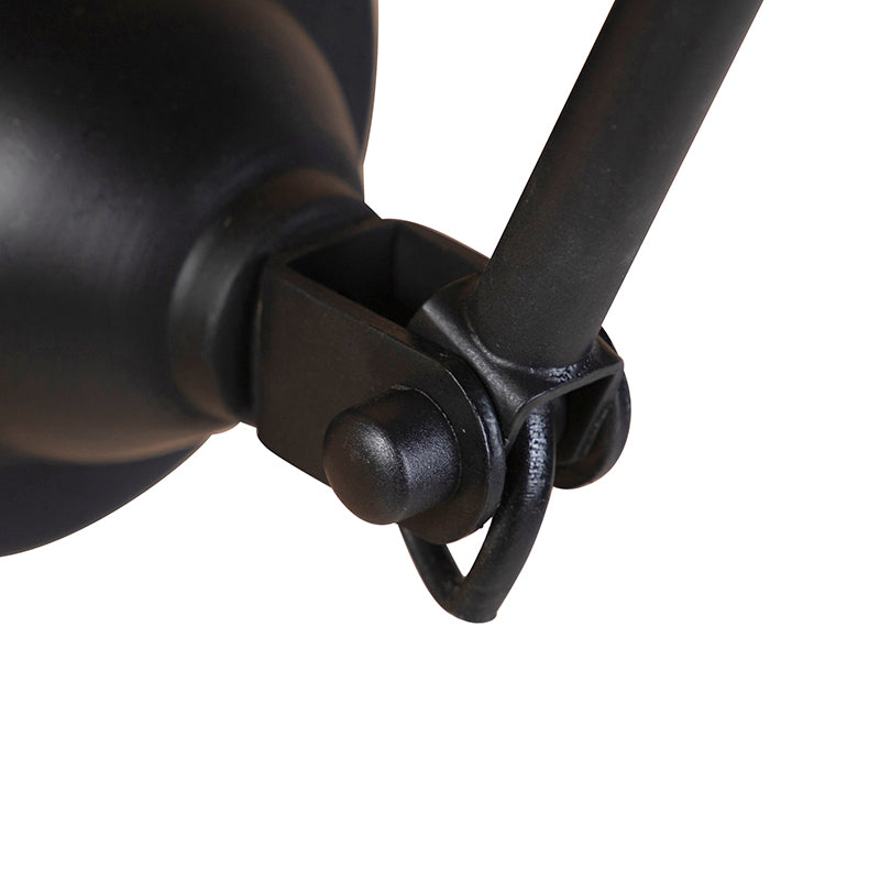 Industrial Wall Lamp Black Adjustable - Wye - 8718881090929