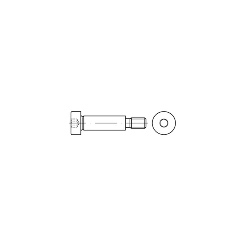 Pass-Schulterschraube Schrauben ISO 7379 M16x50 Stahl 12.9 Torx 10 Stück - 4051426189905