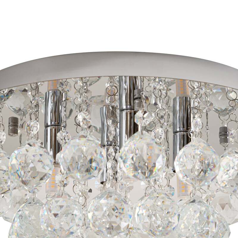 Lindby Deckenlampe Leuchte Kronleuchter Hängeleuchte Lampe G9 4x40W LED dimmbar - 4251096590005