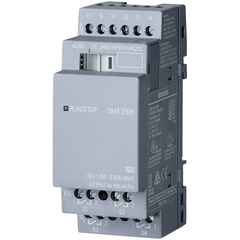 Siemens SPS-Erweiterungsmodul LOGO! DM8 230R 230V AC 4 digitale Eingänge 4 - 4034106029494