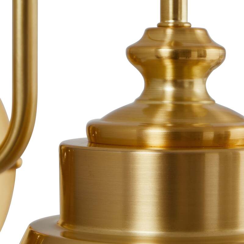 Lindby Außenwandleuchte Adalie messingfarben Edelstahl IP44 dimmbar 15W E27 - 4251911786705