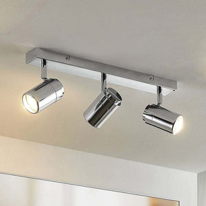 B-Ware Lindby Remilan Deckenstrahler chrom lang Deckenlampe Deckenleuchte Lampe Leuchte
