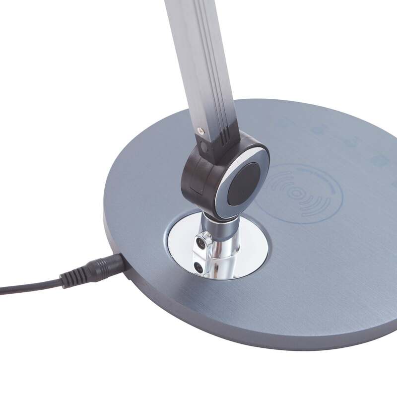 Lindby Tischleuchte Nyxaris LED Lampe dimmbar Touchdimmer grau 50cm CCT 3-stufig - 4251911775624