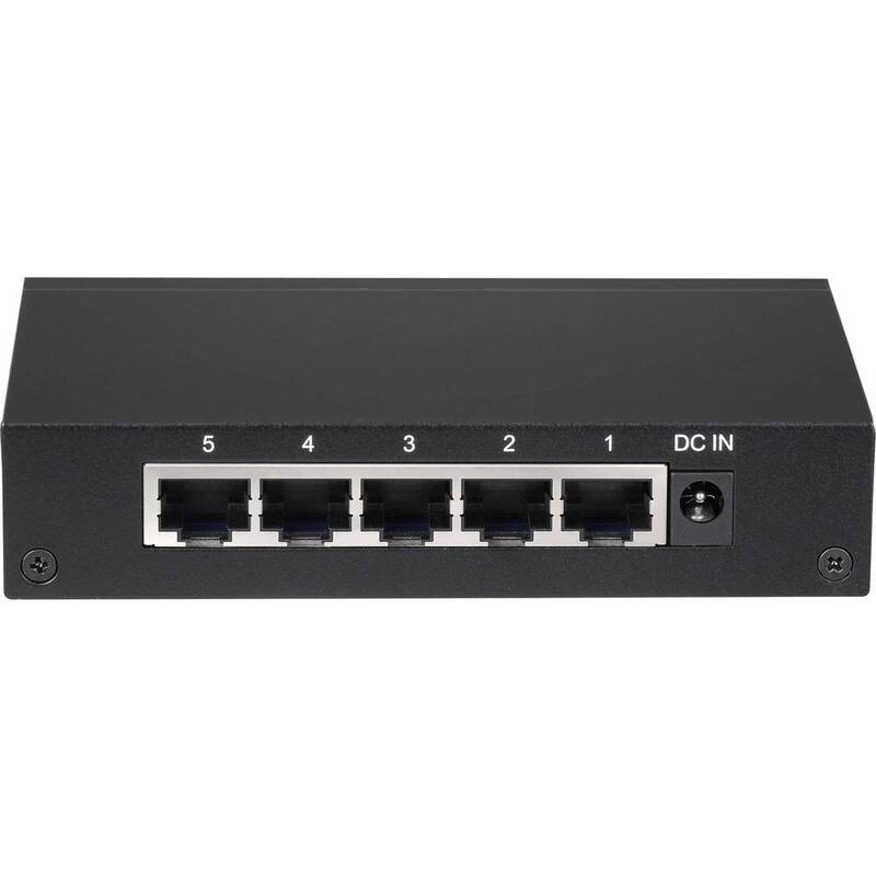 EDIMAX GS-1005E Netzwerk Switch Ethernet LAN RJ45 5 Port 1 GBit/s Schwarz - 4717964703675
