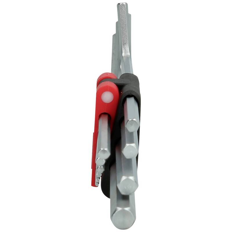 KS Tools Innensechskant-Winkelstiftschlüssel-Satz 10-tlg. extra lang Zoll - 4042146790120