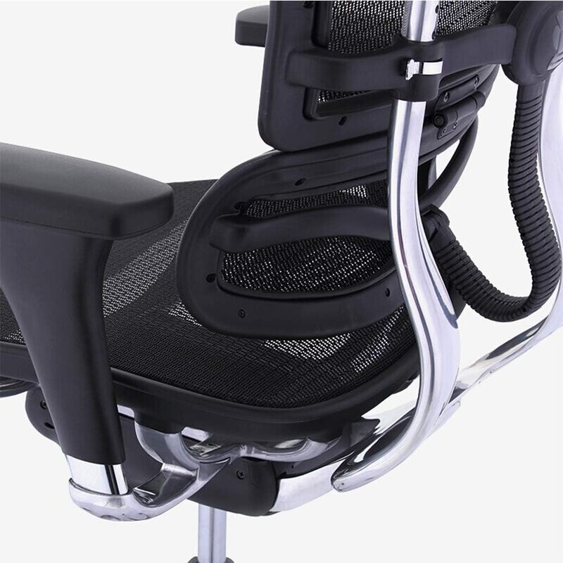 LIUCY Ergonomischer Bürostuhl Drehstuhl Schreibtischstuhl black SIEHE TEXT/FOTOS - 8390164845602