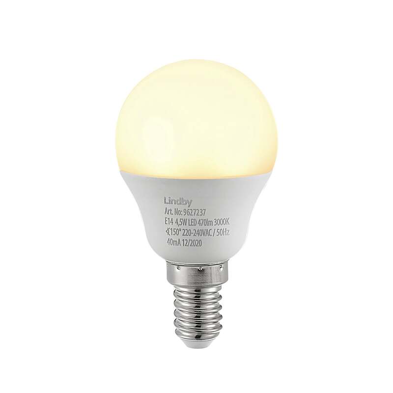 Lindby LED Tropfenlampe E14 4,5W warmweiß 3000K Lampe Leuchte 470 Lumen 150 Grad - 4251096598001