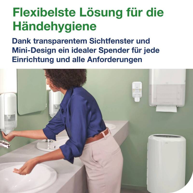 Tork Seifenspender Seifen- und Desinfektionsmittelspender S5 Wandspender weiß - 7322542115749