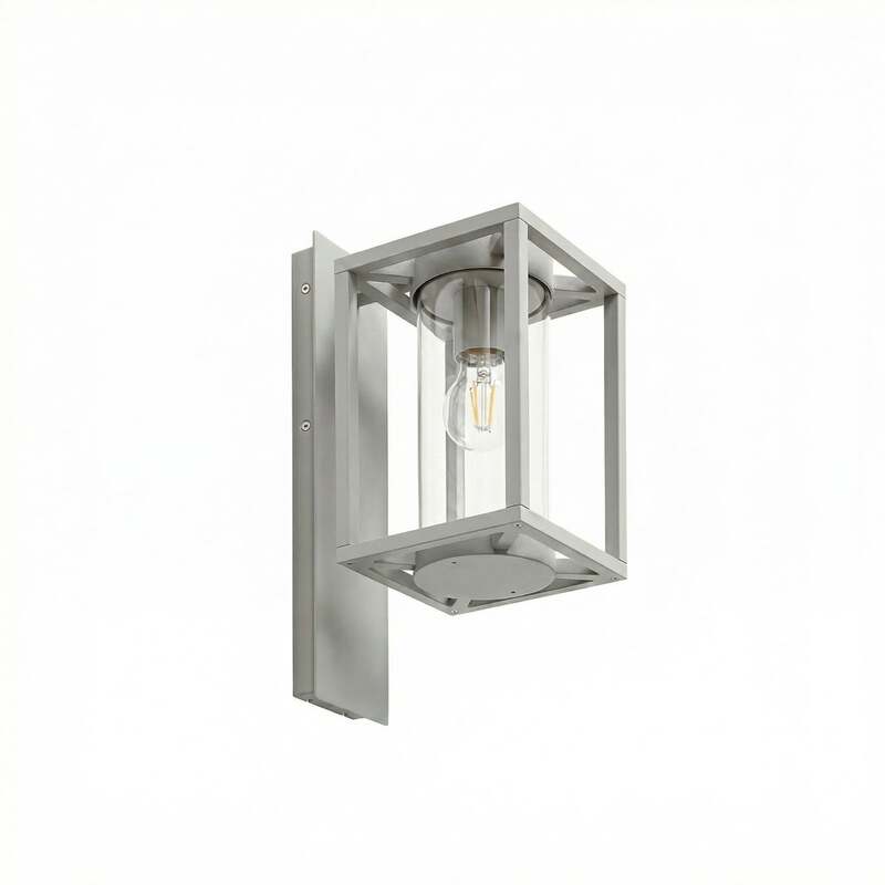 Lucande Außenwandleuchte Ferda LED Gartenlampe Wandleuchte dimmbar grau IP44 - 4255830906978