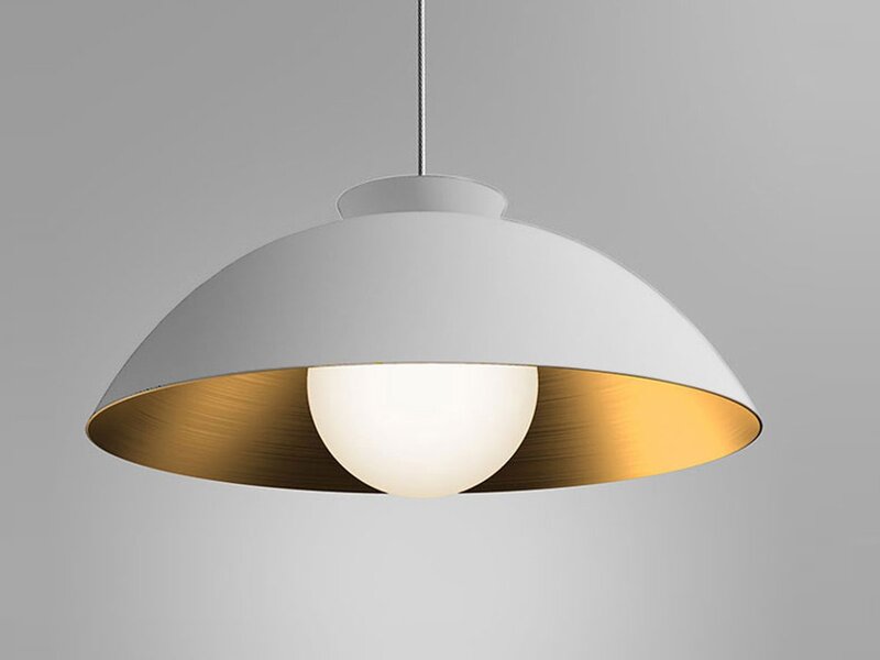 Innermost Chelsea Pendelleuchte Ø 56cm weiß Pendellampe Lampe Leuchte Spot Licht - 5060481943642