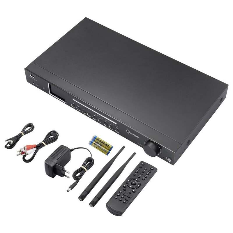 RENKFORCE Radio Empfänger RF DAB DAIR1702 Internetradio Fernbedienung WLAN CD BT - 4064161408842