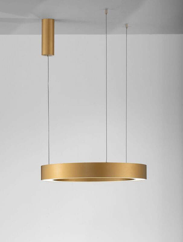 Nova Luce Pendelleuchte Hängelampe MORBIDO LED Messing Dimmer CCT Tuya App 60cm - 5212017438652