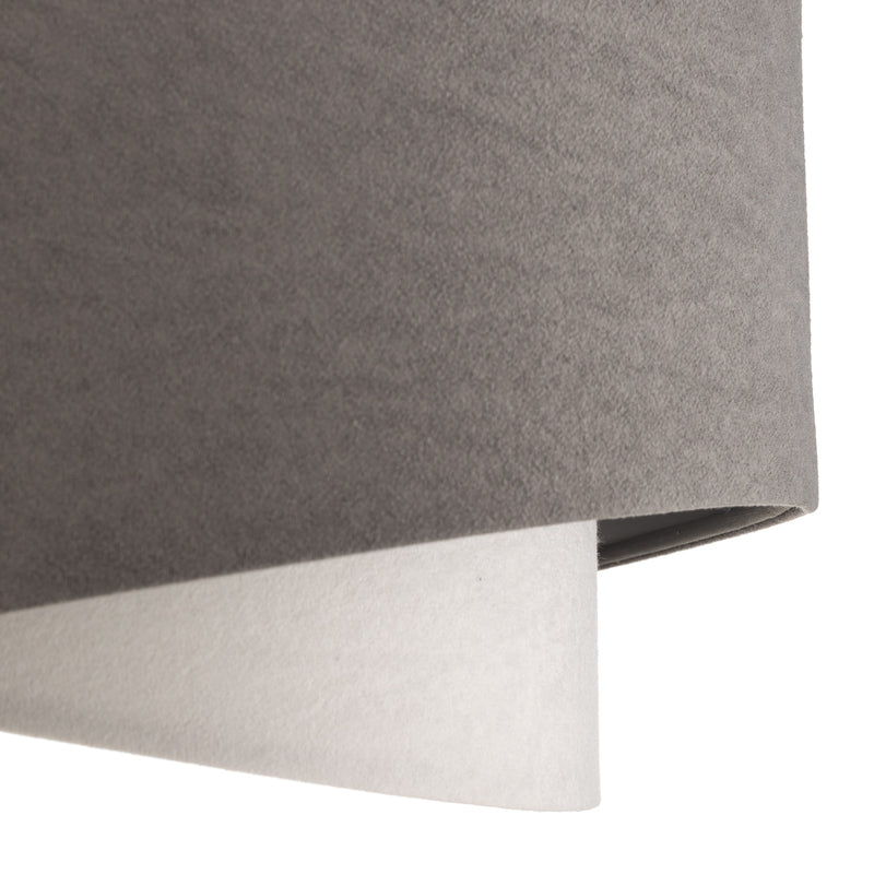 Maco Design Pendellampe Vivien grau/weiß/silber 25cm dimmbar handgefertigt - 5906742041811