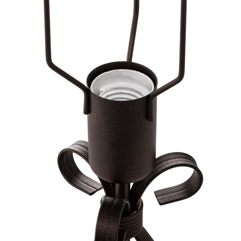 Tischleuchte Adoro LED Lampe Tischlampe Leuchte braun weiß 43cm Höhe 25cm Ø - 5907687421256