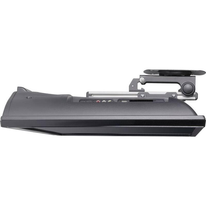 SPEAKA TV-Deckenhalterung 43-94cm neigbar schwenkbar max. 20kg schwarz/silber - 4016138841794