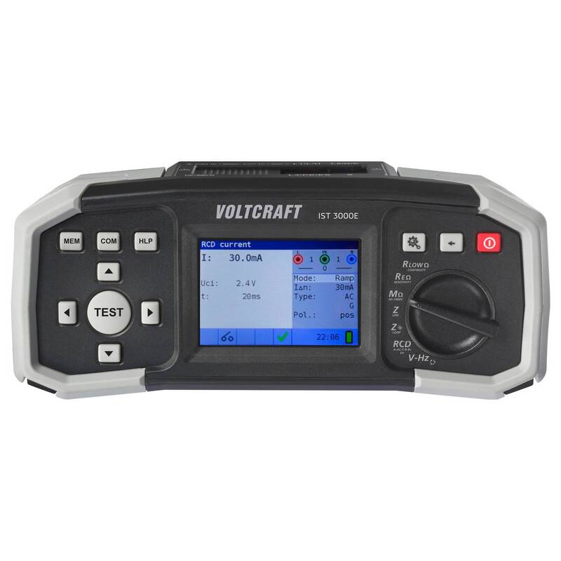 Voltcraft Installationstester IST 3000E Erdungsmessgerät RCD Test IP42 1000 - 4064161311128