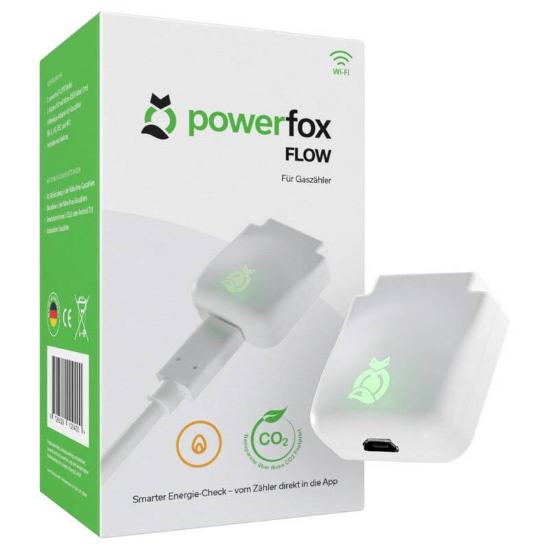 Powerfox Energiekostenmessgerät Zähler FLOW Volumen Alarmfunktion Datenlogger - 0726529120400
