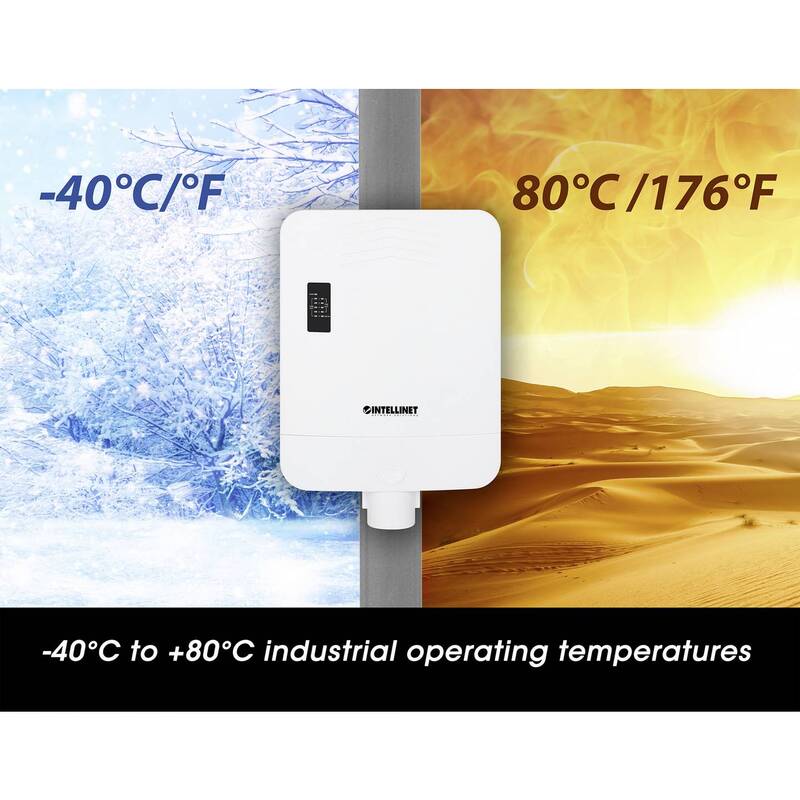 Intellinet Netzwerk Switch PoE IEEE 802.3bt 10/100/1000 MBit/s robust 5 Ports - 0766623509220