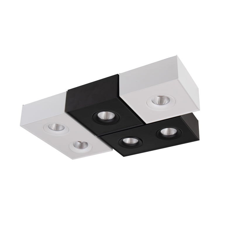 SLC Leuchte Aufbauleuchte Deckenleuchte LED Downlight DL04 Surface X2 weiß 3000K - 7070938065481