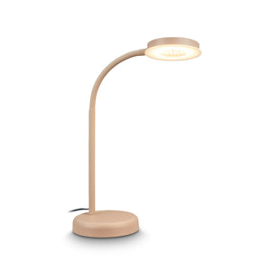 B-Ware Briloner Tischleuchte Megg LED Lampe dimmbar beige Metall 3000K 55,5cm 800Lumen