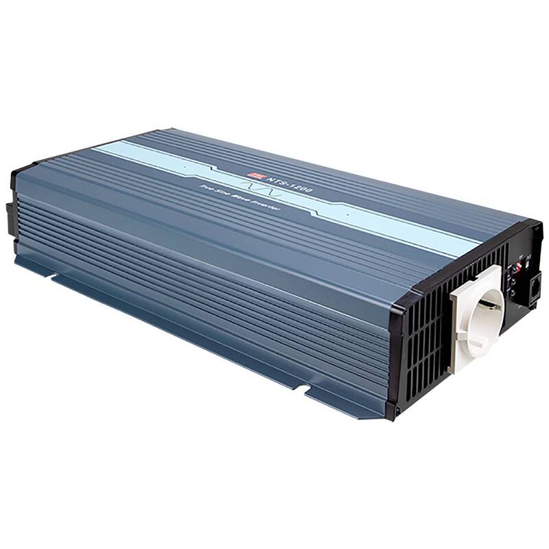Mean Well Wechselrichter Stromwandler NTS-1200 EU Sinuswelle Fernbedienung 24V - 4021087072588