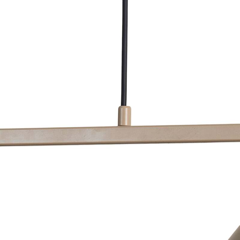 Hängeleuchte Form 4 beige Metall 4-flammig E27 dimmbar 120 cm Aldex - 5904798657543