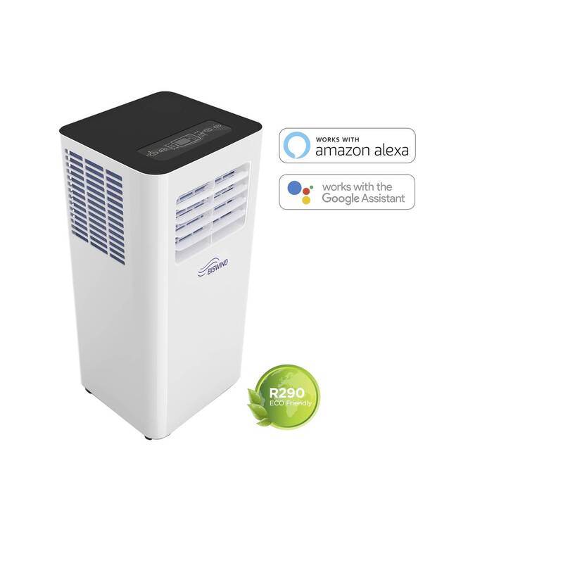 BISWIND Monoblock-Klimagerät mobile Klimaanlage EEK: A 2.6 kW 80 m³ Weiß - 9005151001273