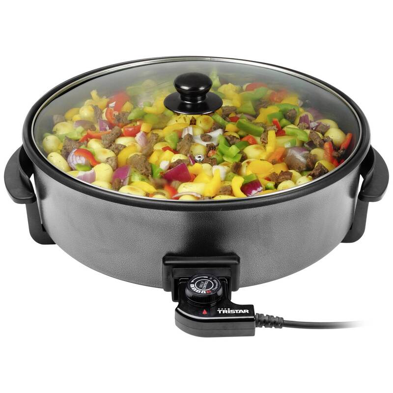 Tristar Multifunktionspfanne PZ-9145 Elektropfanne 1500W Schwarz 40cm 7,5l - 8713016087027