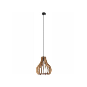 Envostar Hängeleuchte Pendelleuchte Lampe Falou Eiche Ø 25 cm SIEHE TEXT/FOTO